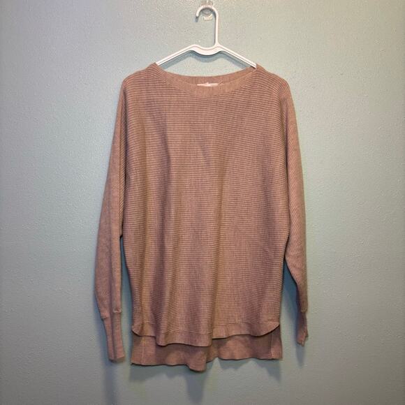 Chelsea & Violet Sweaters - Chelsea & Violet Women’s Ribbed Pullover Sweater Cream Beige Size Medium